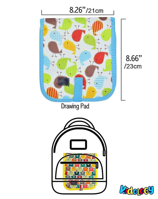 Baby Toys Set Painting Drawing Toys Black Board with Magic Pen Chalk Painting Coloring Book Funny Toy Kid Painting Blackboard