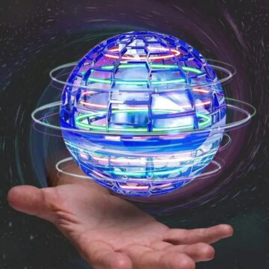 Gyrosphere Flying Spinner chargeable for Kids or Adults Mini Flying Ball Toys with360° Rotating and LED Lights